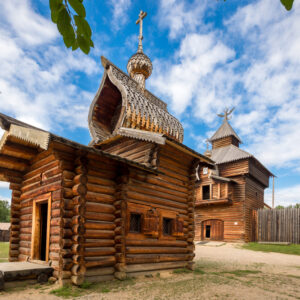 Russia,Taltsy,,Listvyanka,,Irkutsk,Region,,Lake,Baikal,,Summer,,Landscape,,Village